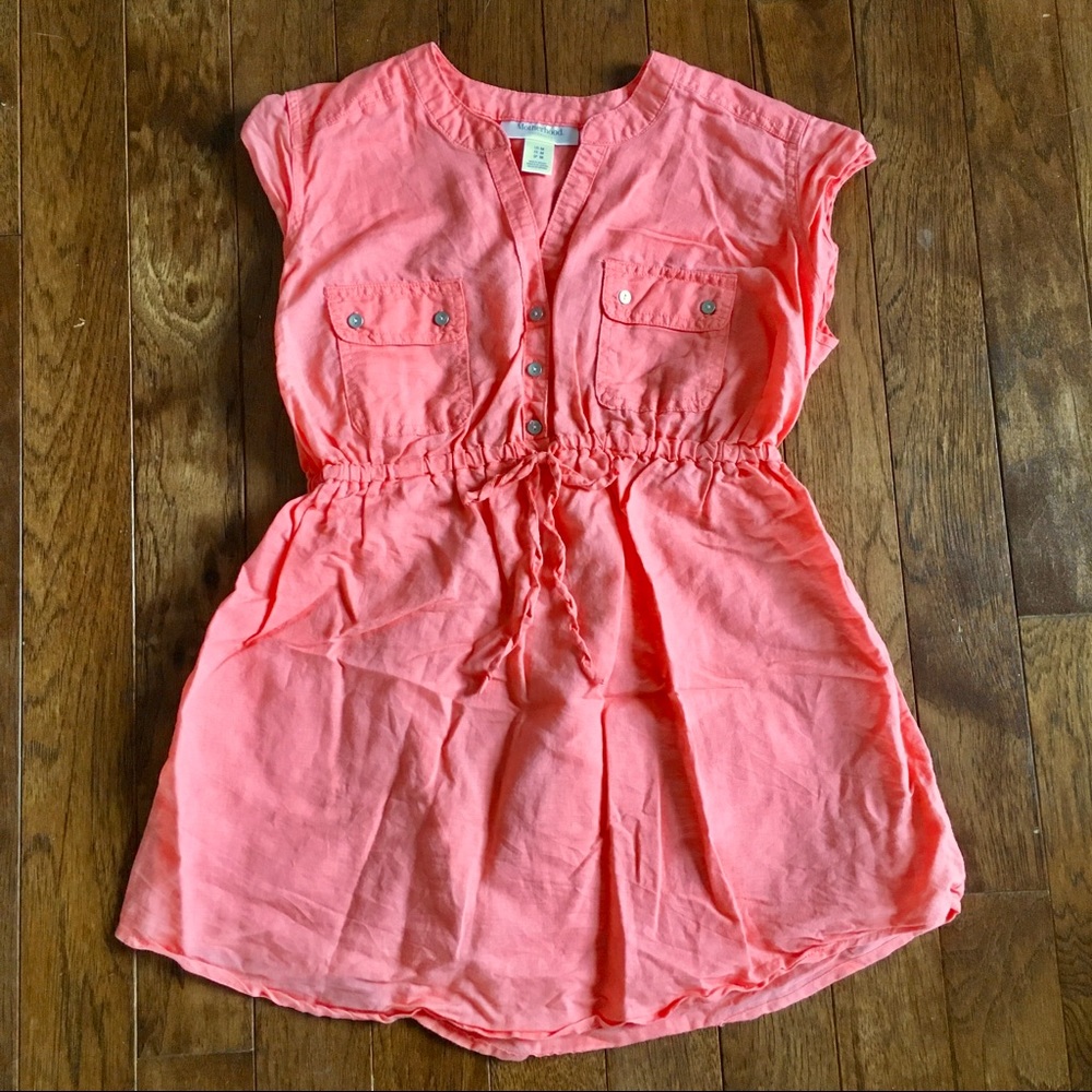 Motherhood Maternity Coral Short Sleeve Top Size M